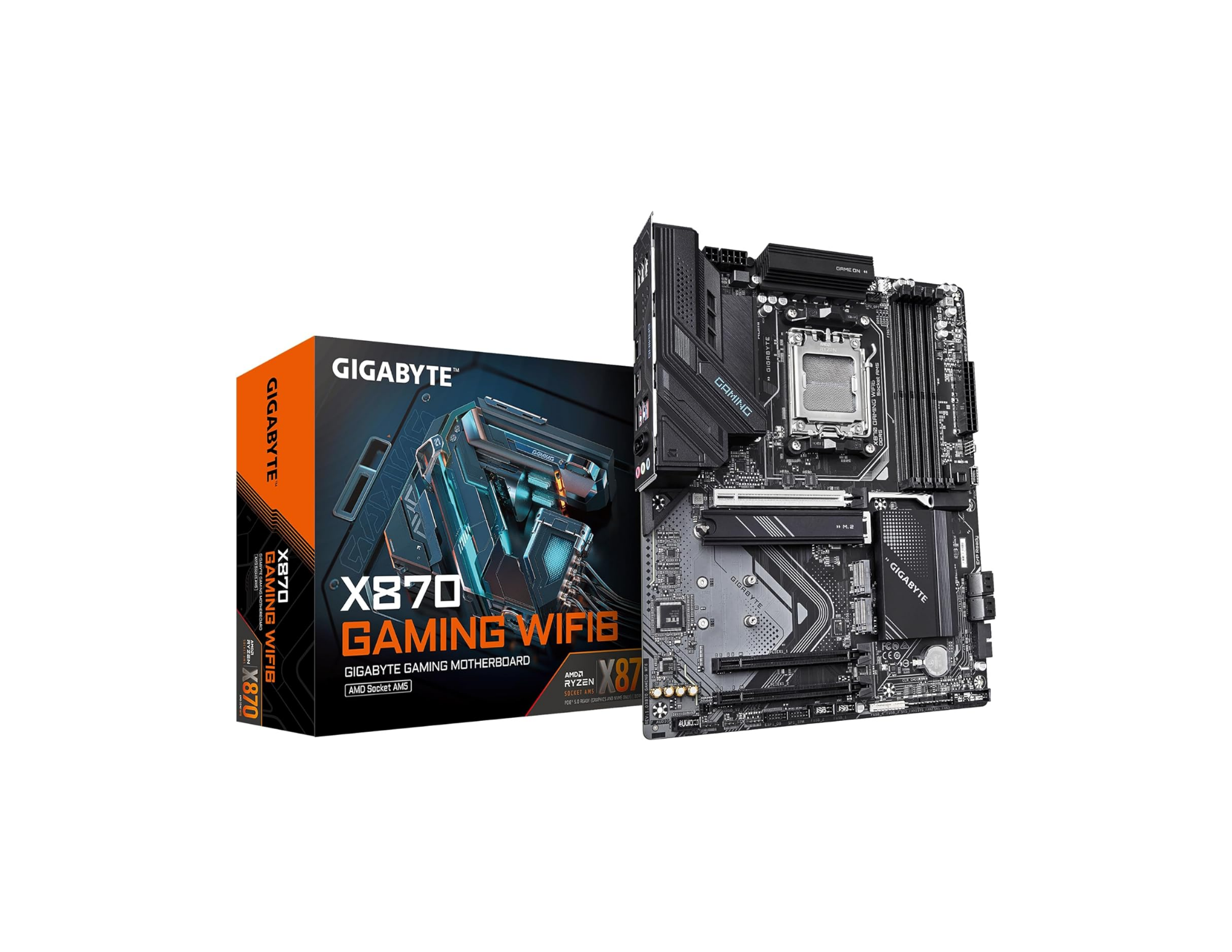 GIGABYTE ANAKART AMD AM5 ATX X870 GAMING WIFI6