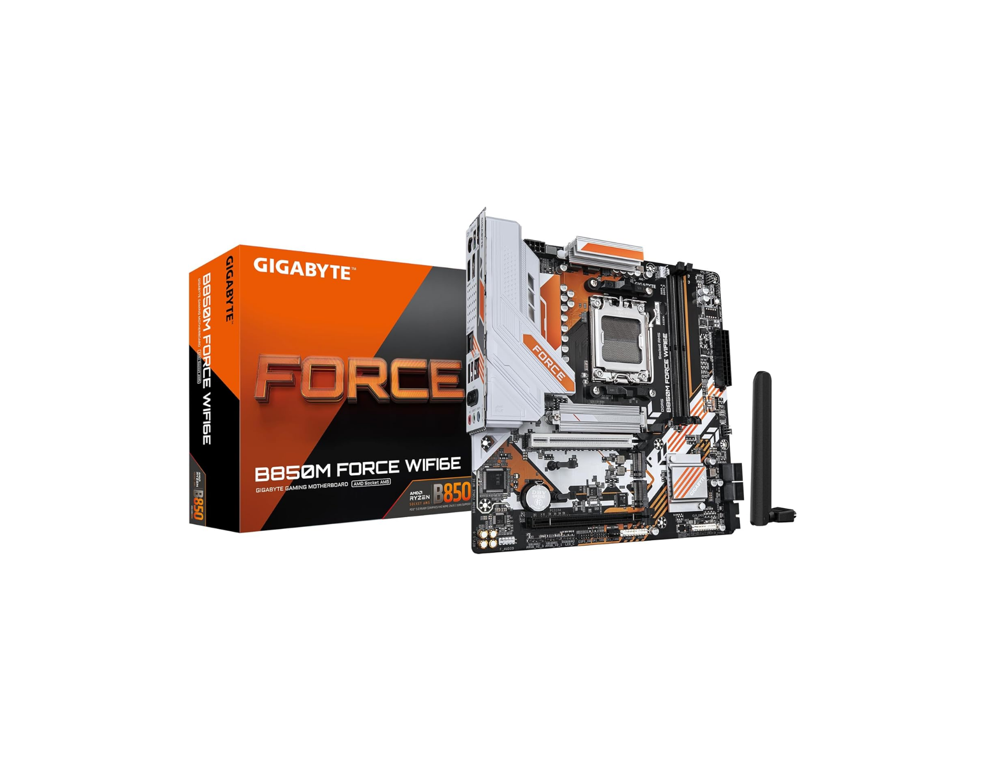 GIGABYTE ANAKART AMD AM5 MATX B850M FORCE WF6E