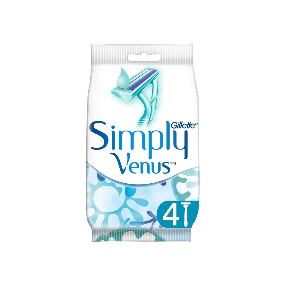 Gillette Venus Simply Venus 2 Kullan At Kadın Tıraş Bıçağı 4'lü