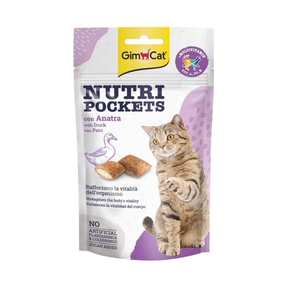 Gimcat Nutripockets Ördekli Kedi Ödülü 60gr