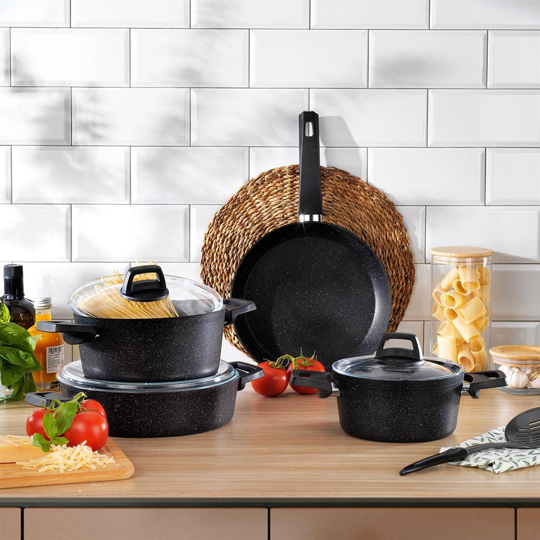 GOLD GRANİT 7 Parça Granit Tencere Seti thumbnail