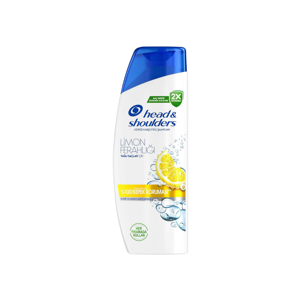 Head & Shoulders Limon Ferahlığı Kepek Karşıtı Yağlı Saçlar İçin Günlük Kullanım 330 ml Şampuan