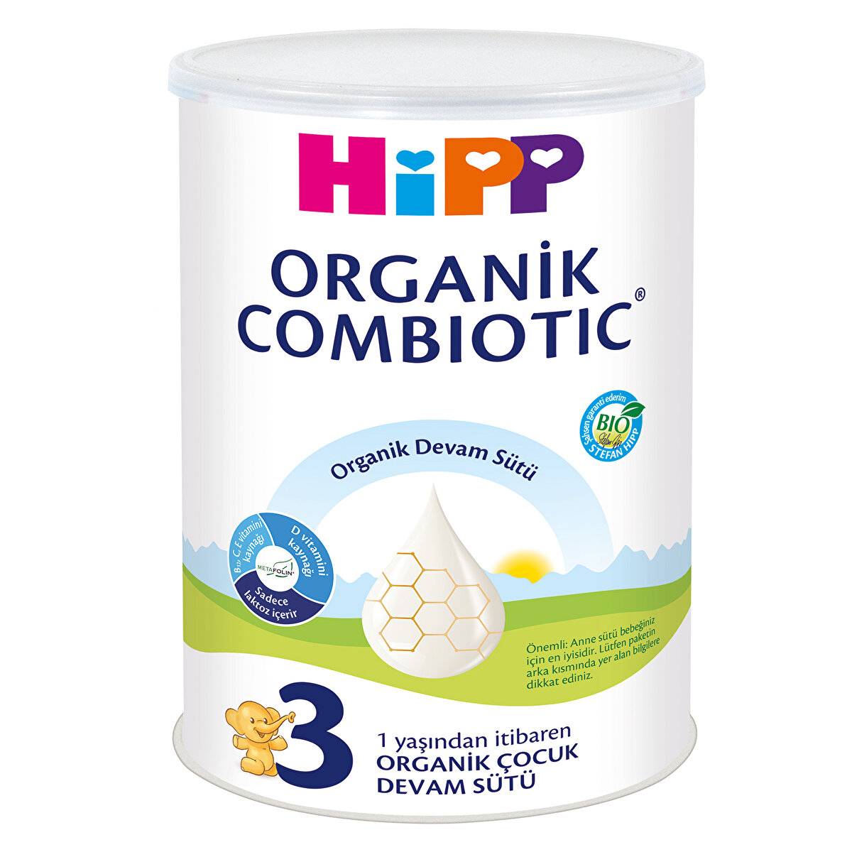 Hipp 3 Organik Combiotic Devam Sütü 350 g (1+ Yaş)