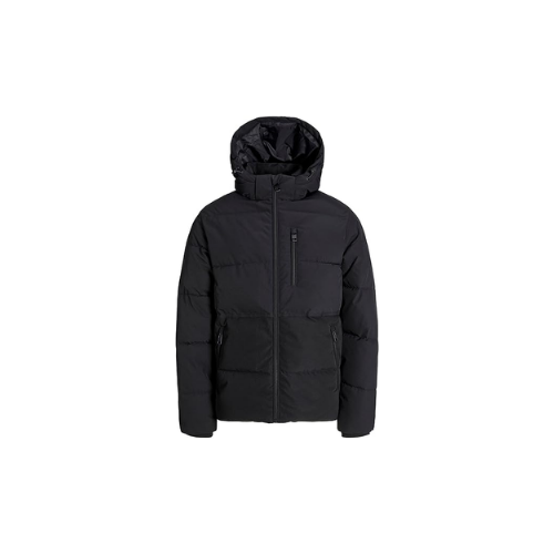 Jack & Jones Jjeowen Puffer Sn Erkek Mont/Ceket Black Siyah