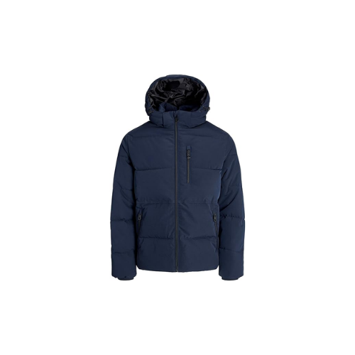 Jack & Jones Jjeowen Puffer Sn Erkek Mont/Ceket Sky Captain Larcivert