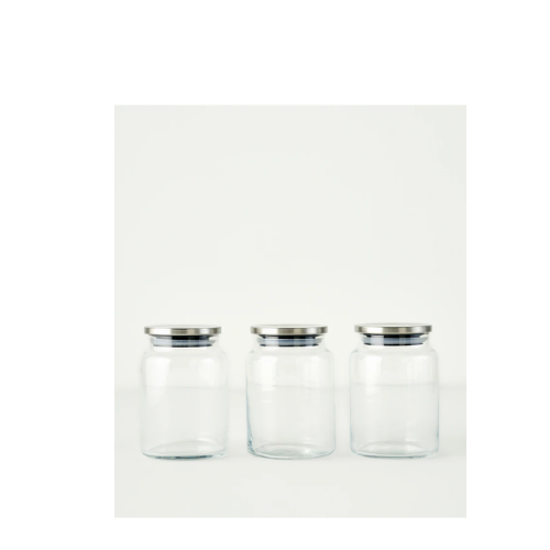 Jely Metal Kapaklı 3'lü Kavanoz Seti 890 cc thumbnail