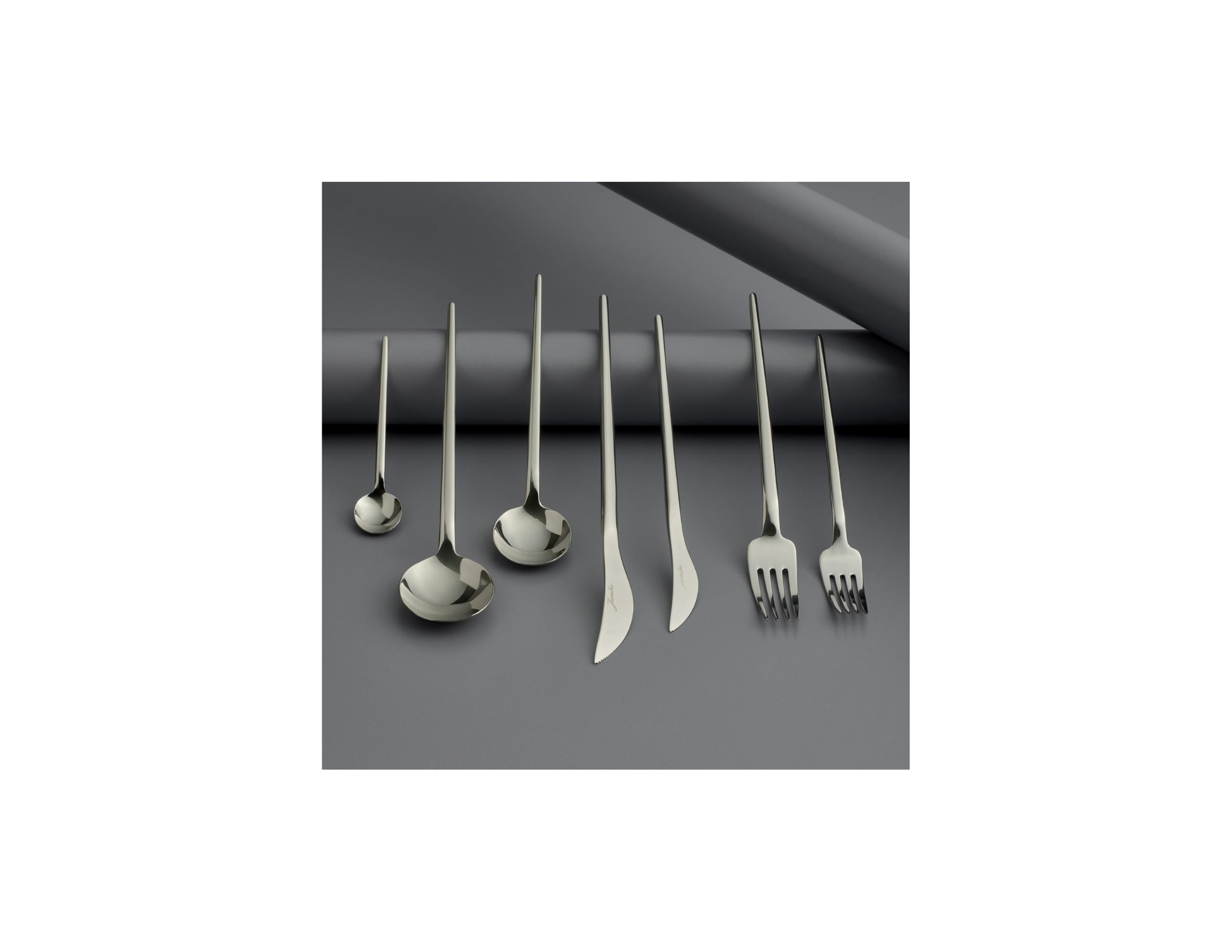 Jumbo 4400 Fallen 84 Parça 12 Kişilik Çelik Çatal Kaşık Bıçak Takımı