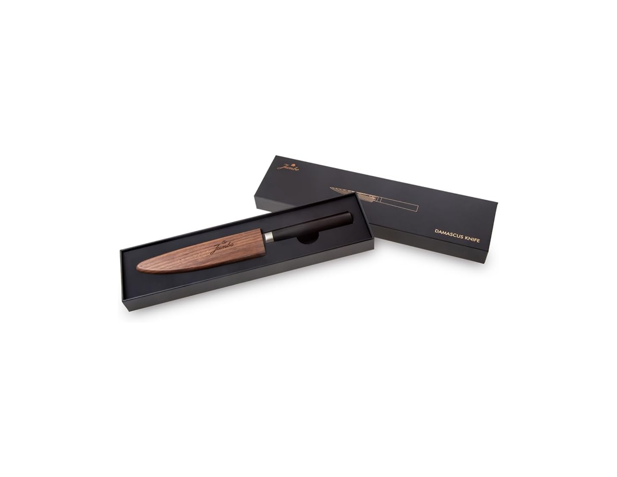 Jumbo Miyaki Çelik Damascus Bıçak 13 cm thumbnail