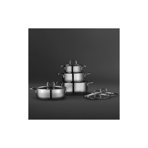 Jumbo Web New Myra 8 Parça İndüksiyon Tabanlı Çelik Tencere Seti