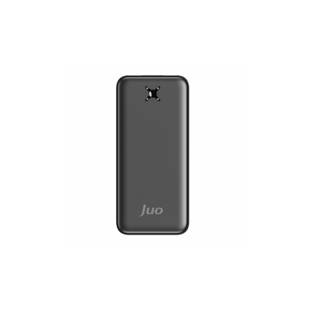 Juo 10000mAh 10.5W Çift USB-A Çıkışlı Powerbank Taşınabilir Hızlı Şarj Cihazı Siyah