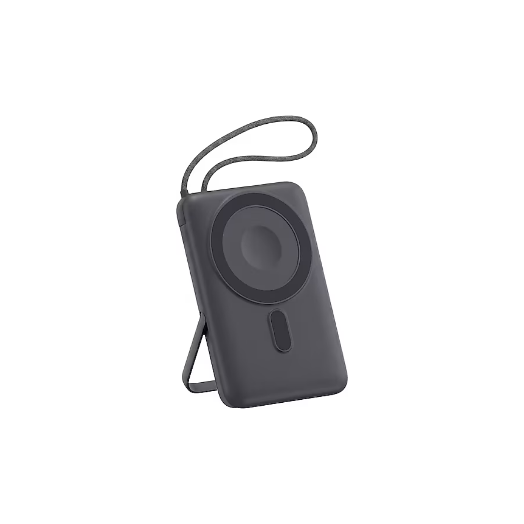 Juo 10000mAh MagSafe Apple Watch Uyumlu 22.5W Kablolu 15W Kablosuz Powerbank Standlı