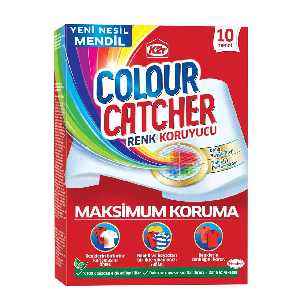 K2r Colour Catcher Renk Koruyucu 10'lu Mendil