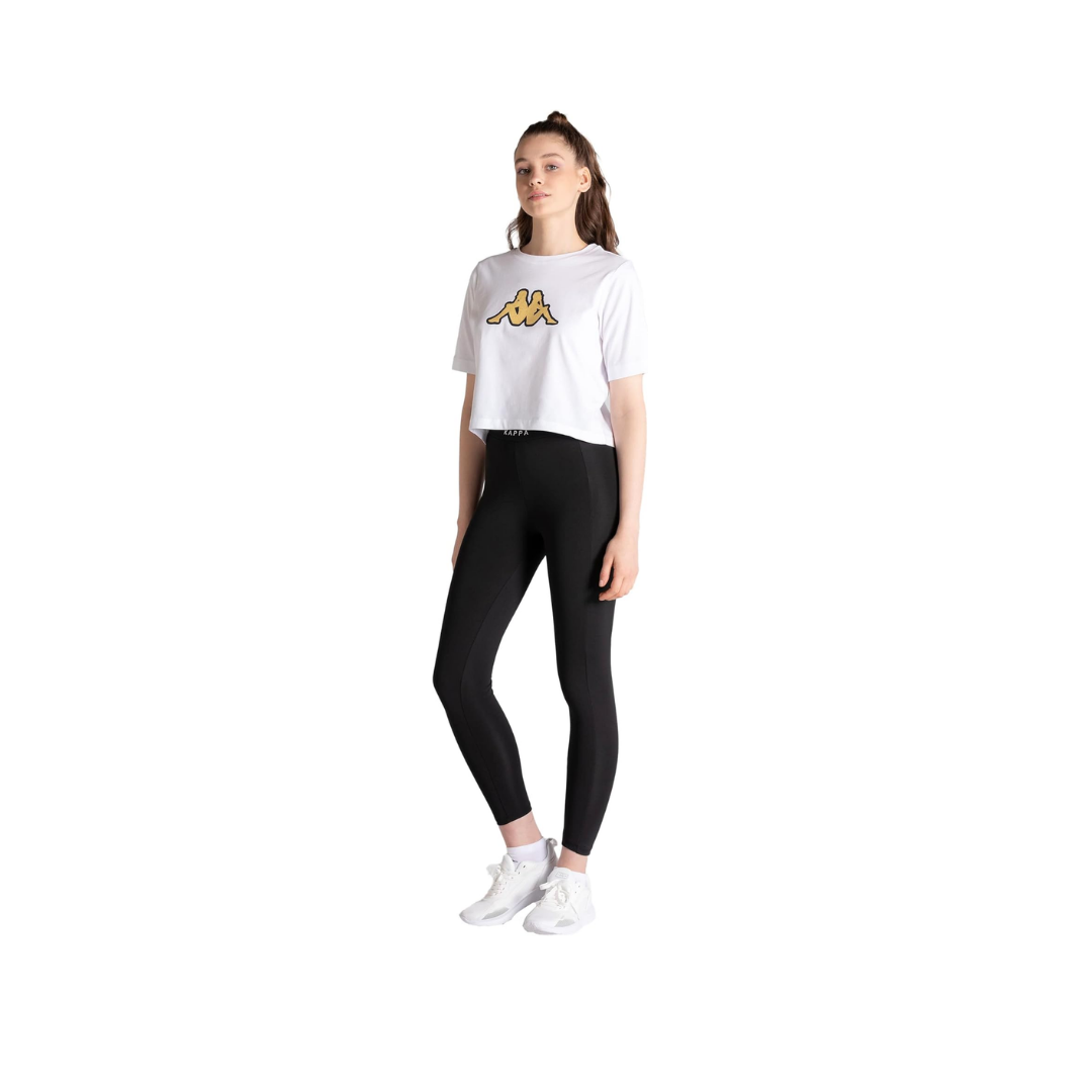 Kappa 331L23W Logo Teoin Siyah Kadın T-Shirt thumbnail