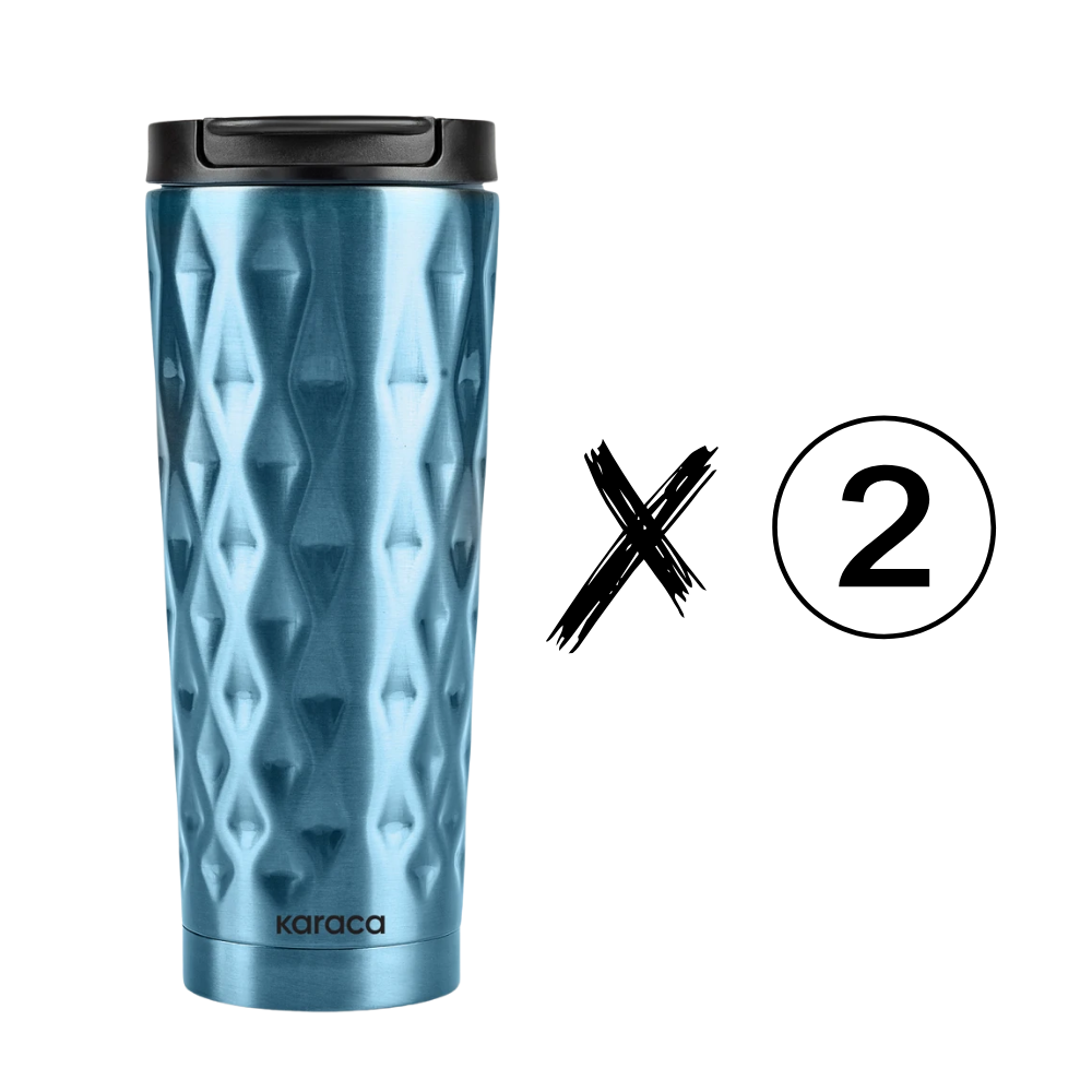 Karaca Diamond Çelik El Termosu Blue x 2 Adet thumbnail