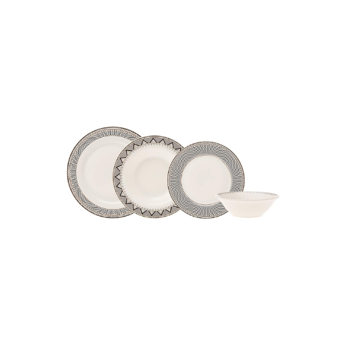 Karaca Elegance Bone Globe 24 Parça 6 Kişilik Yemek Takımı