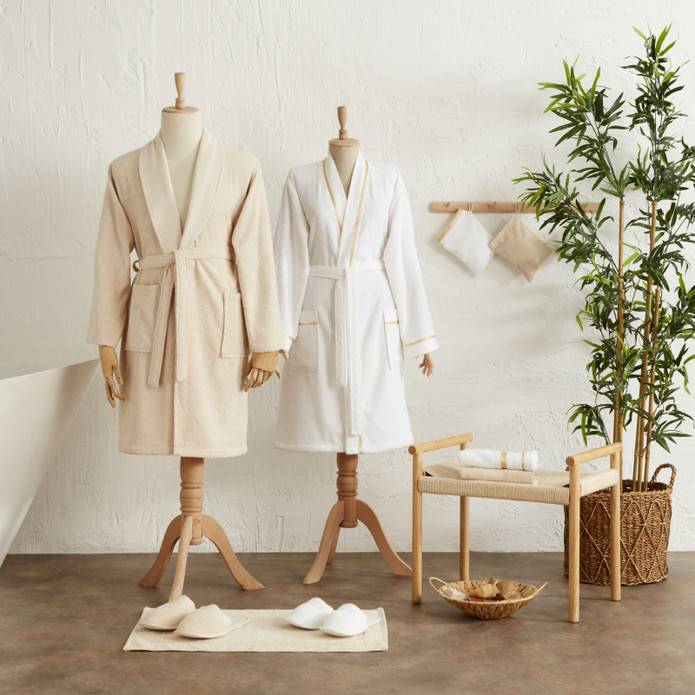 Karaca Home Glory Lurex 9 Parça Aile Banyo Seti