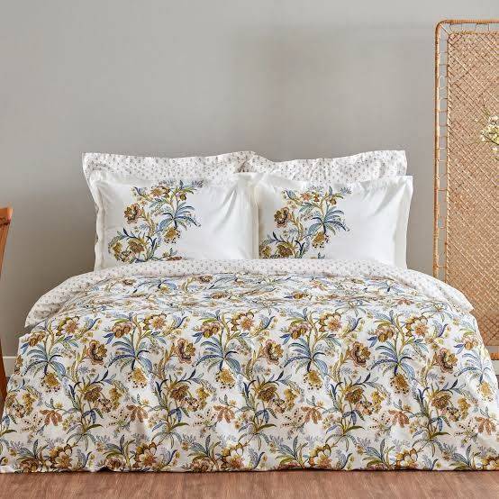 Karaca Home Indra Sarı Nevresim Takımı Çift Kişilik