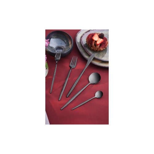 Karaca Orion Black 30 Parça 6 Kişilik Çatal Kaşık Bıçak Seti thumbnail