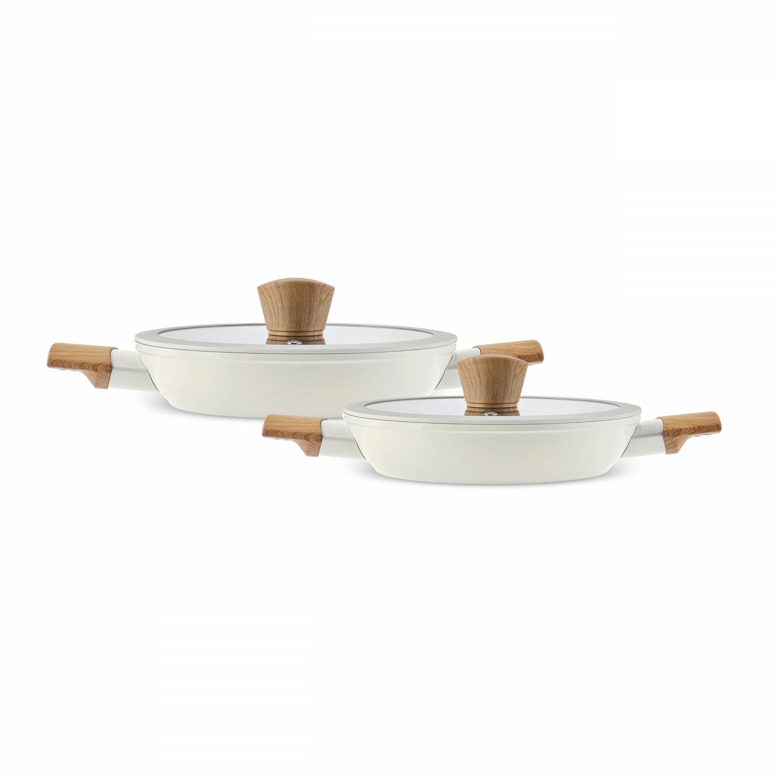 Karaca Swiss Crystal Almond Cream İndüksiyon Tabanlı Sahan 4 Parça Set thumbnail