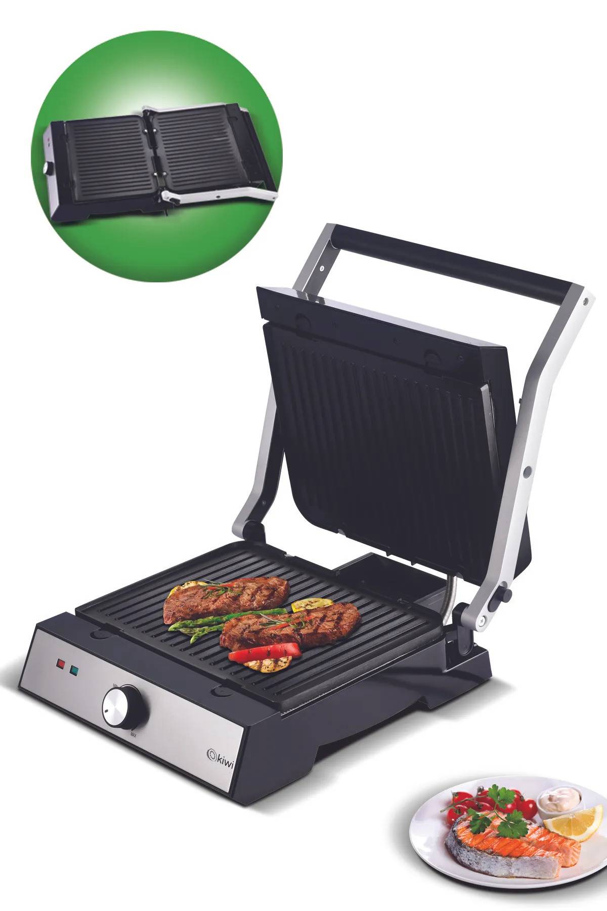 Kiwi KSM-2448 Izgara ve Tost Makinesi thumbnail