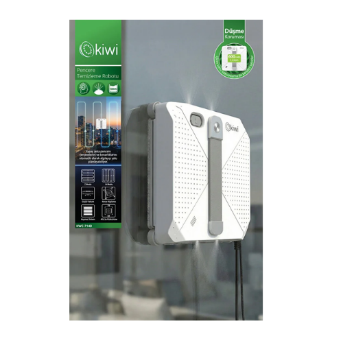 Kiwi KWC-7140 Pencere Temizleme Robotu | 3500Pa Emiş & 3 Mod & Su Hazneli thumbnail