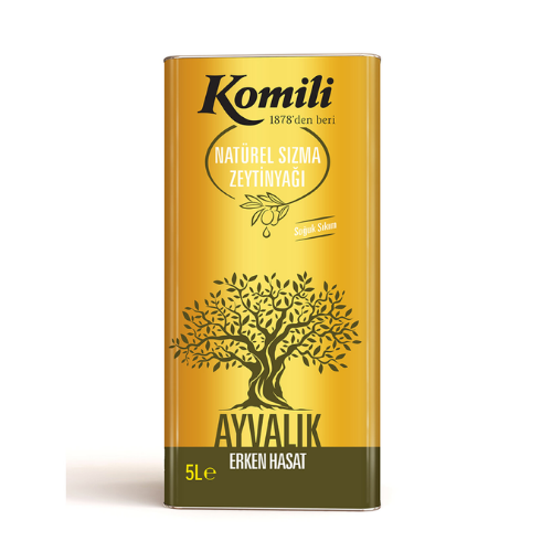 Komili Ayvalık Erken Hasat Natürel Sızma Zeytinyağı 5 L