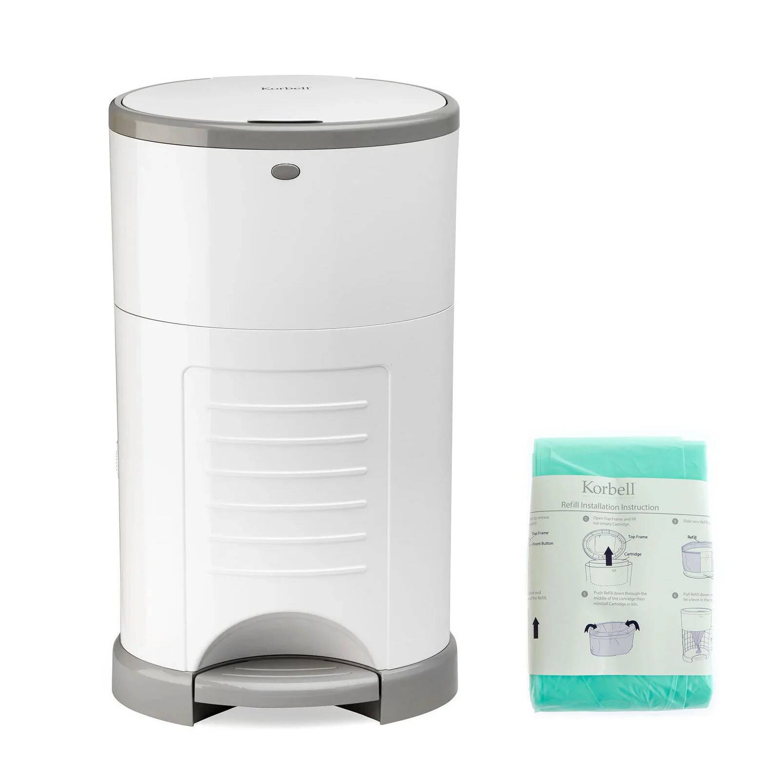 Korbell Nappy Disposal System Çöp Kovası (16 Lt Kapasite)