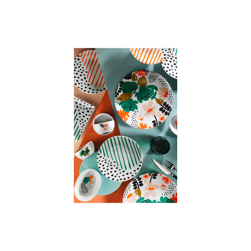 Kütahya Porselen 12442 Zeugma 18 Parça 6 Kişilik Kahvaltı Takımı