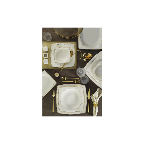 Kütahya Porselen Bone Mare 68 Parça 12 Kişilik Yemek Takımı 10372