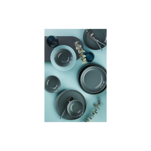 Kütahya Porselen Fit-C 18 Parça 6 Kişilik Yemek Takımı Mavi