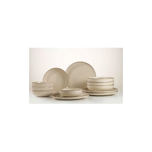 Kütahya Porselen Moderna 12 Parça 4 Kişilik Yemek Takımı Tarçın