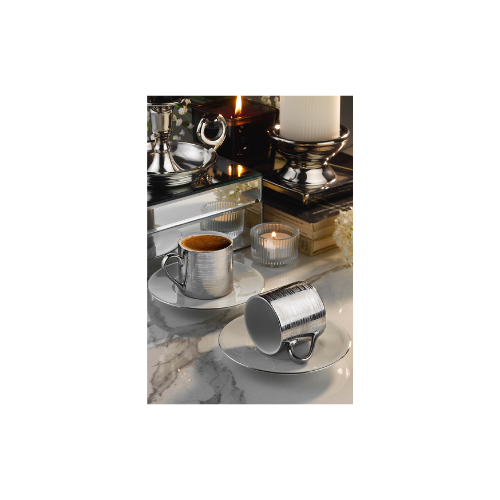 Kütahya Porselen Rüya 4 Parça 2 Kişilik Kahve Fincan Takımı 11503 thumbnail