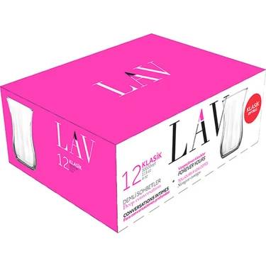 Lav Optikli Çay Bardağı 12'li