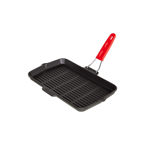 Lava Izgara Tava, Dikdörtgen, 21X36 Cm, Döküm Demir