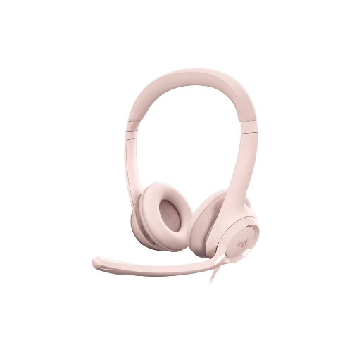 Logitech H390 Kablolu Kulak Üstü Mikrofonlu Kulaklık Pembe thumbnail