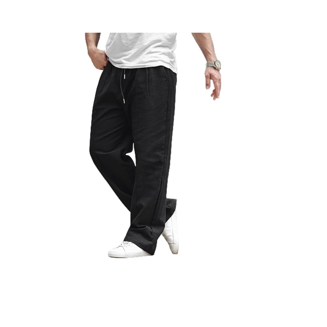 Madmext Bej Erkek Rahat Kesim Keten Pantolon 6539