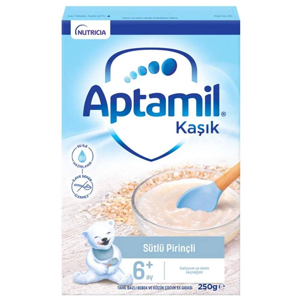 Aptamil Milupa Sütlü Pirinçli Kaşık Maması - 250 Gr thumbnail