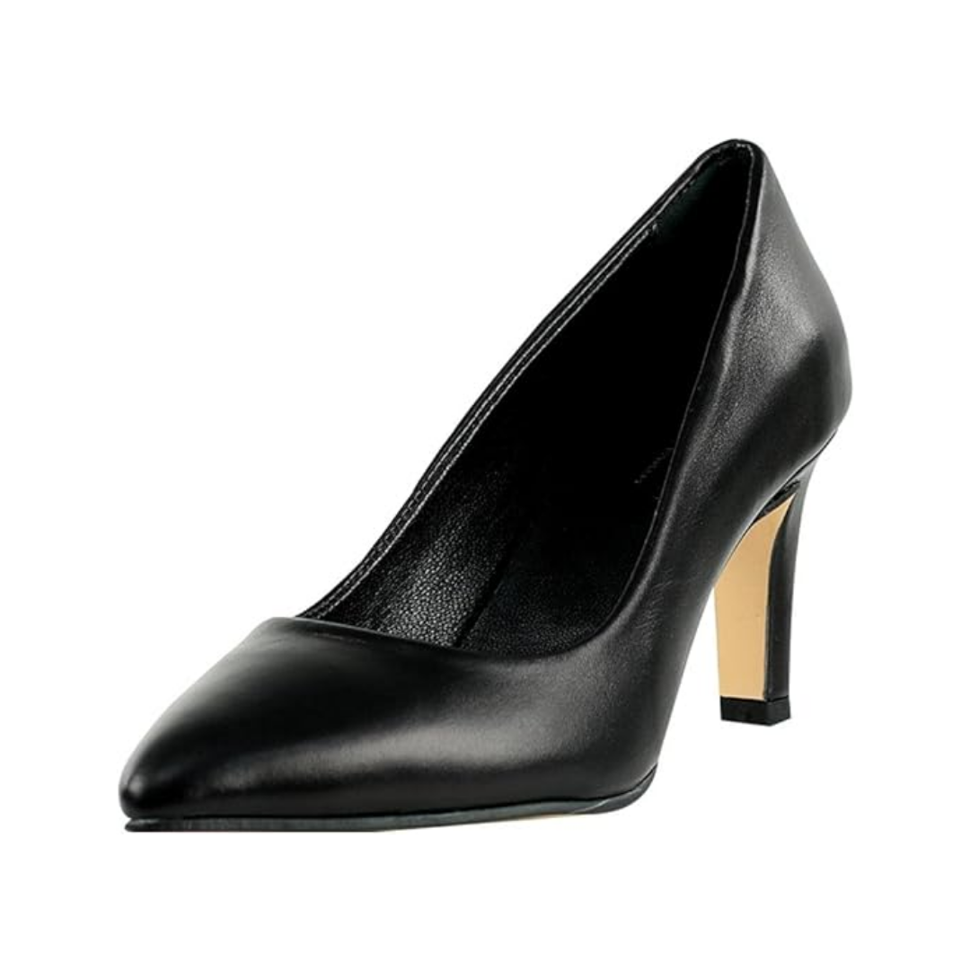 Mio Gusto Beliz Hakiki Deri Siyah Stiletto thumbnail