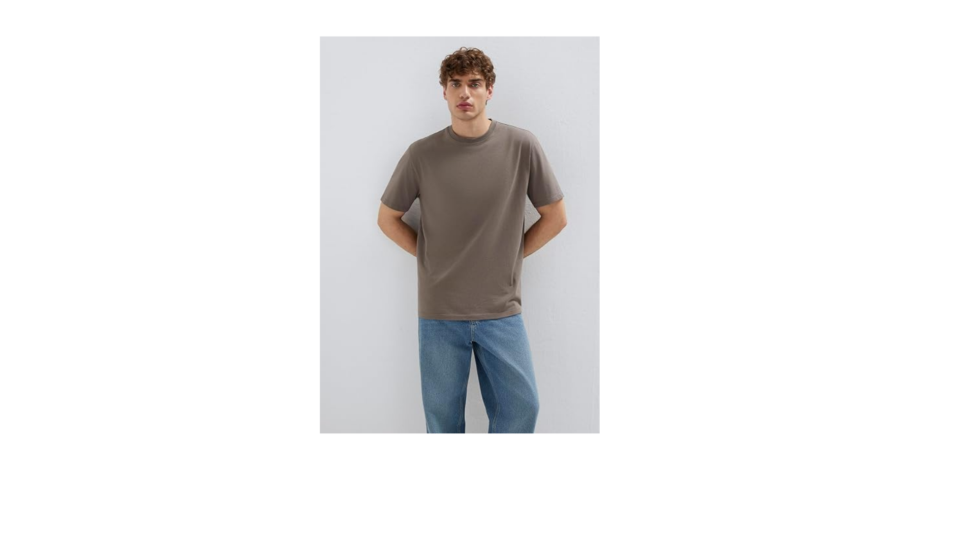 Mor Basic Tişört Loose Fit/Bol Rahat Kesim 066249-70670