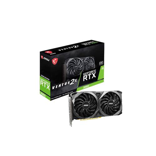 MSI Geforce RTX 3060 Ventus 2X 12 G OC 12 GB GDDR6 192B DX12 Ekran Kartı