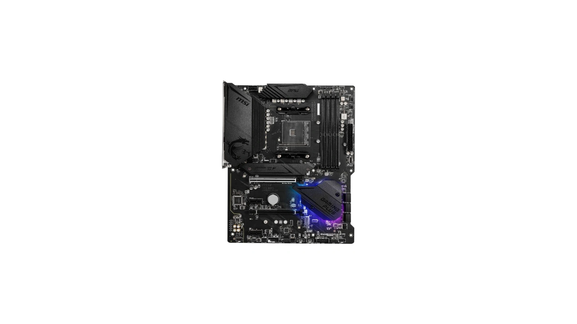 MSI MPG B550 Gaming Plus AM4 DDR4 4400(OC) HDMI DP M.2 USB3.2 RGB ATX Anakart thumbnail