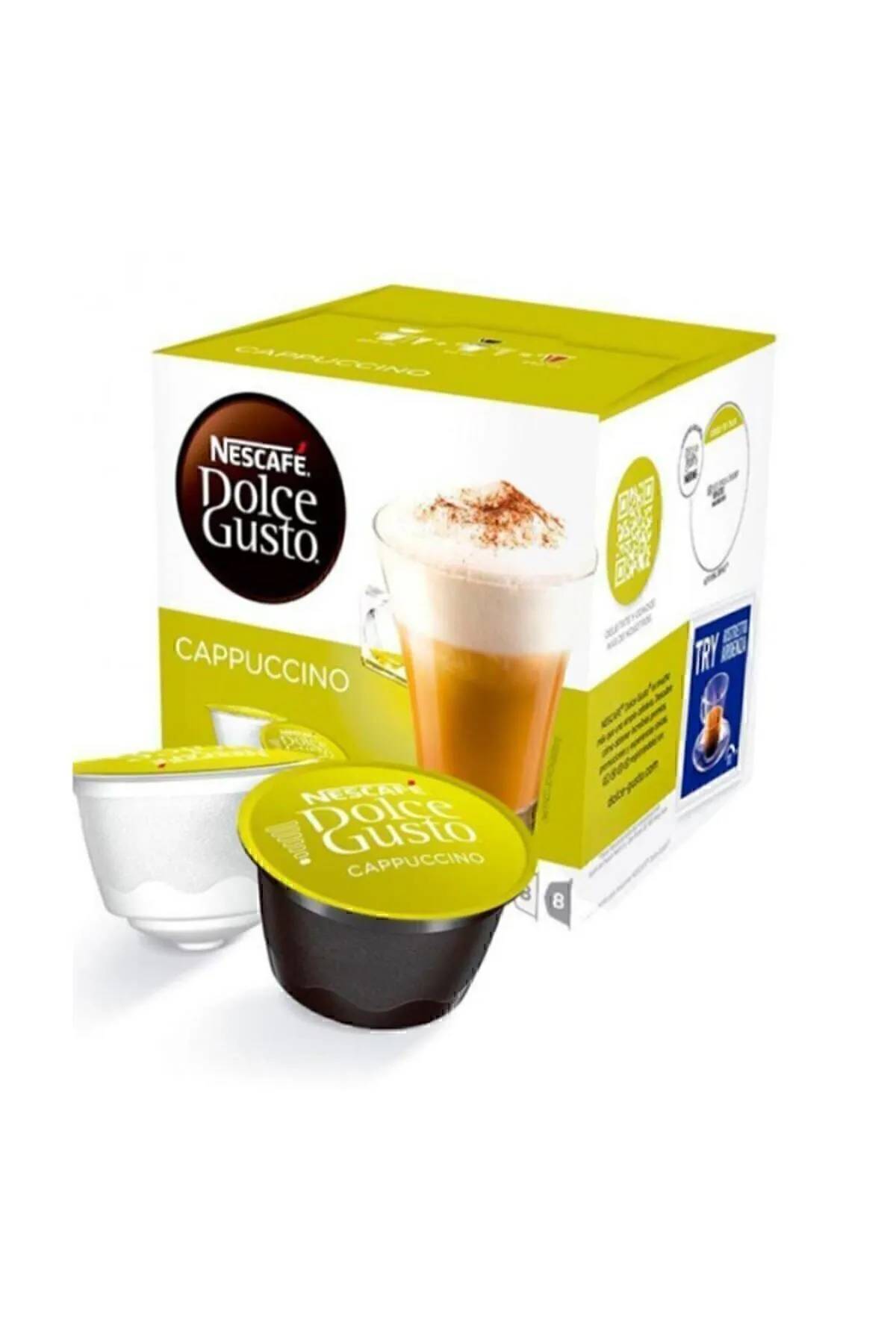 Nescafe Dolce Gusto Cappuccino 16 Adet Kapsül Kahve %100 Arabica