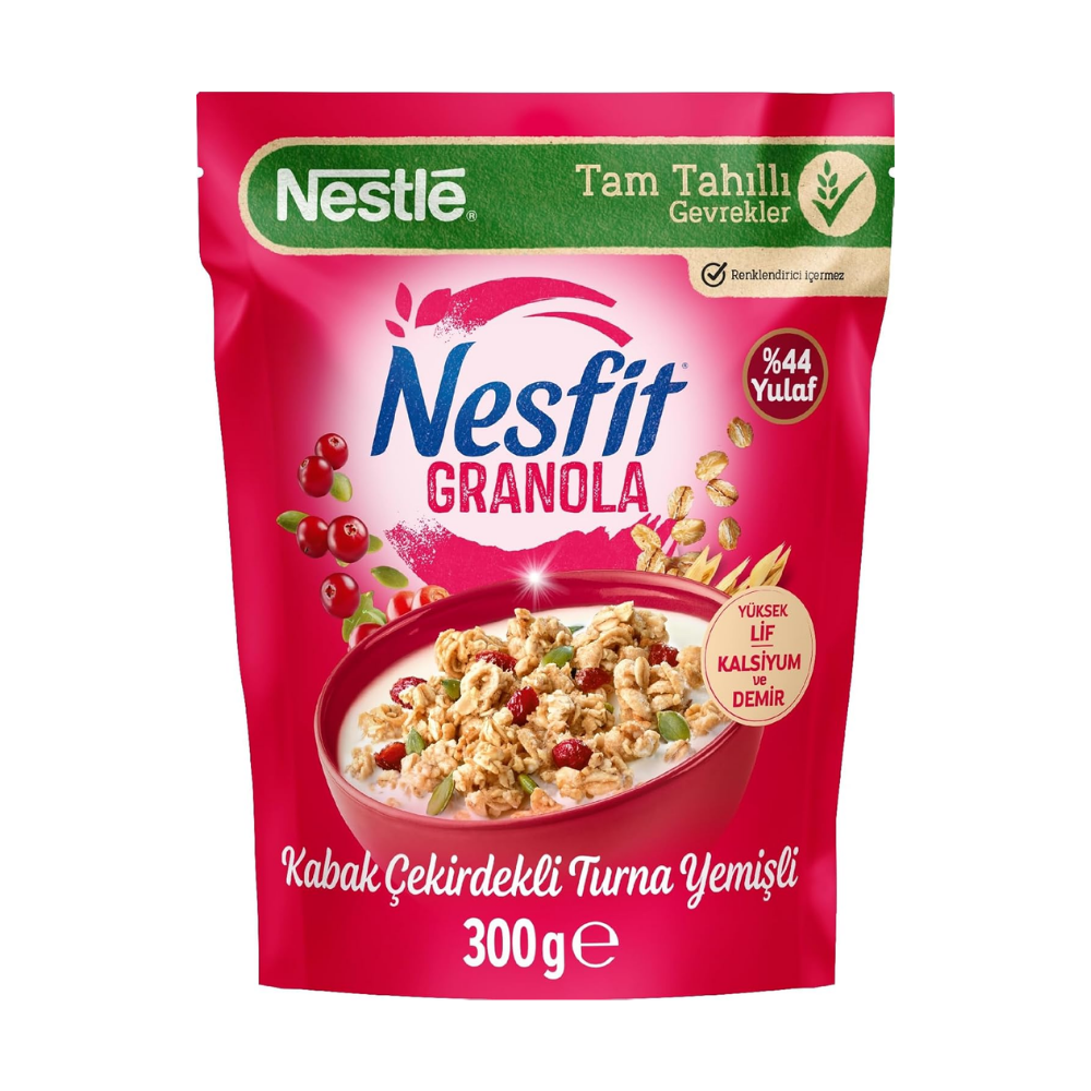 Nestle Nesfit Kabak Çekirdekli ve Turna Yemişli Granola 300g