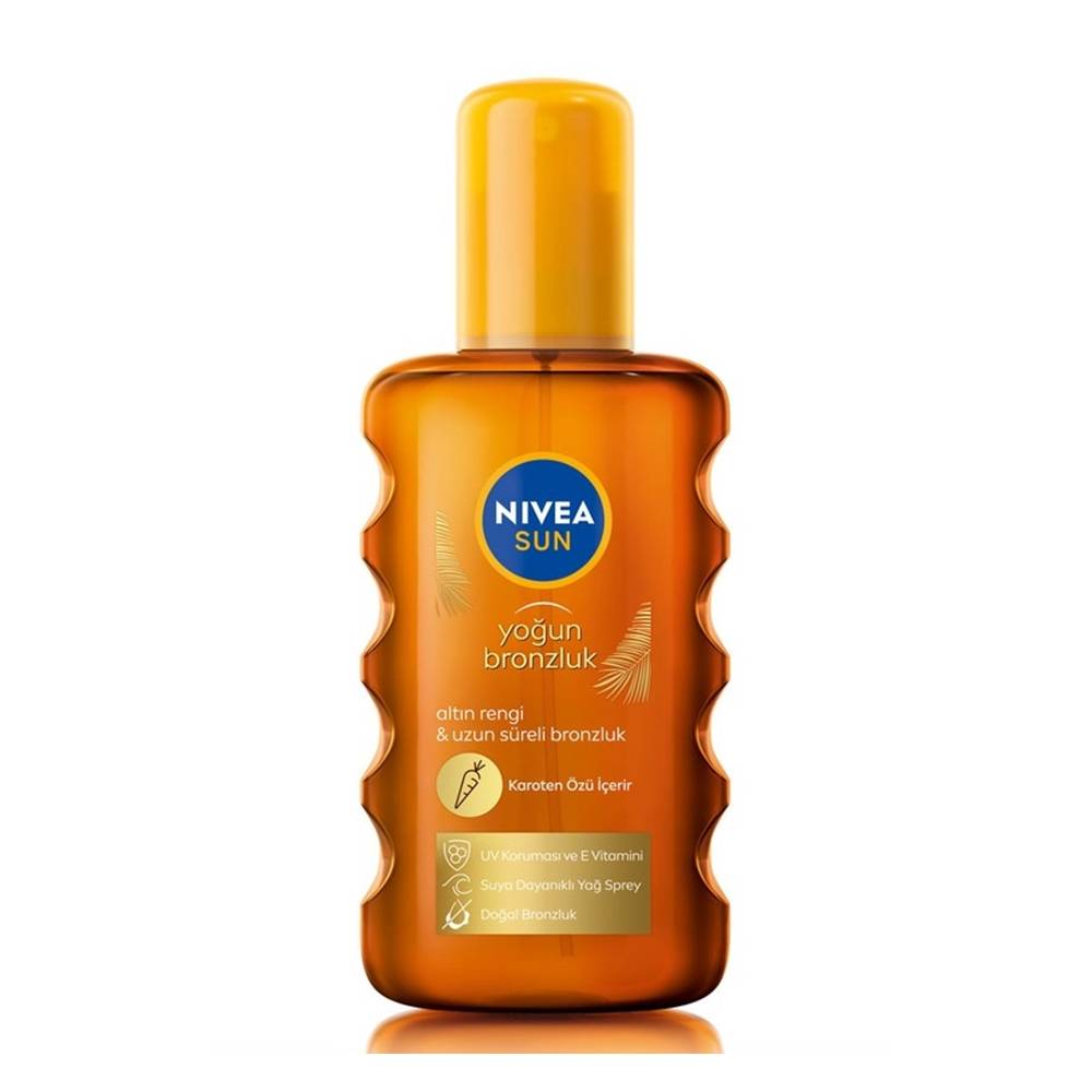 Nivea Sun SPF6 Karoten Özlü Yoğun Bronzlaştırıcı Güneş Yağı 200 ml Sprey thumbnail