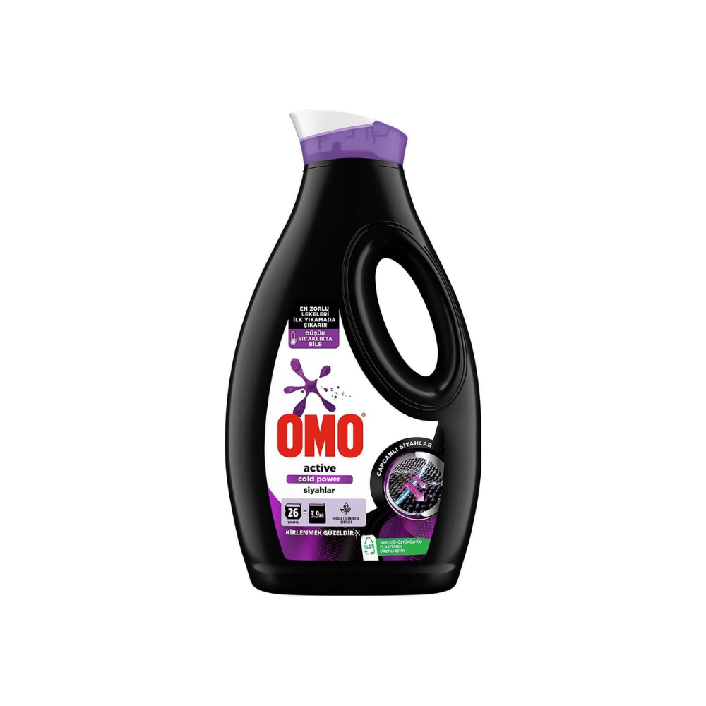 Omo Active Cold Power Siyahlar İçin Sıvı Çamaşır Deterjanı 1690 ml