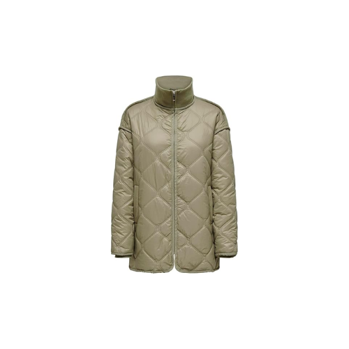 ONLY Onlnelli Quilt Oversized Coat C CC Otw Kaban Kadın Bej