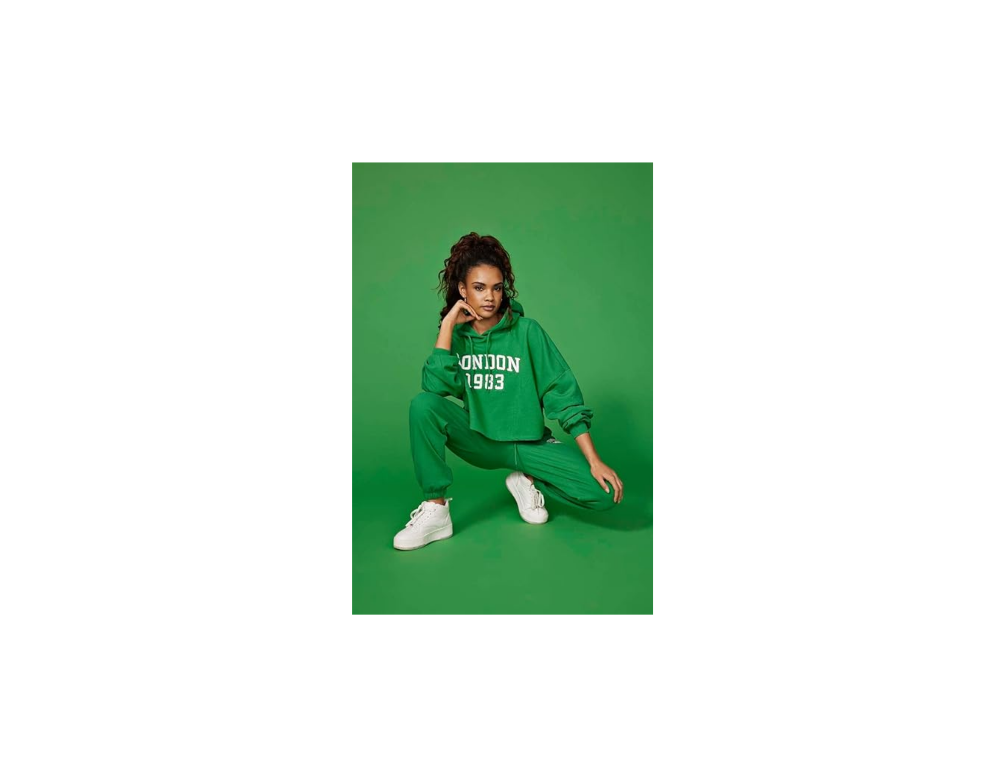 Only Onltoddy L/S short Hood Swt Sweatshirt Kadın