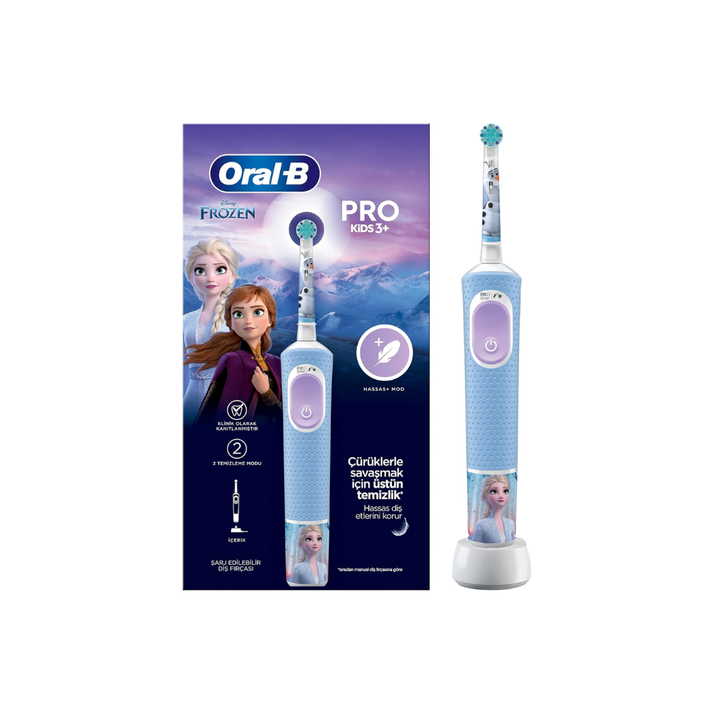 Oral-B Çocuk Şarjlı/Elektrikli Diş Fırçası Frozen D103