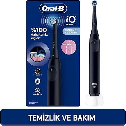 Oral-B iO 2 Gece Siyahı Şarjlı Diş Fırçası