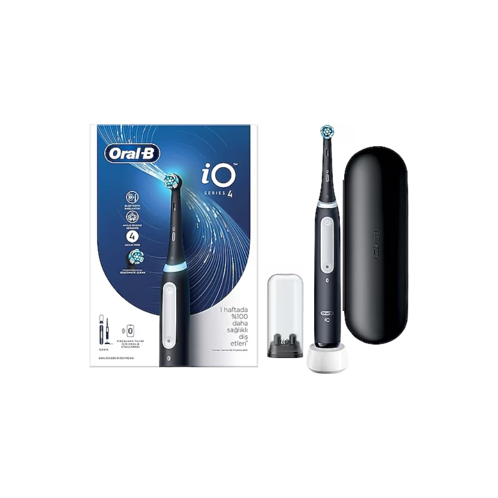 Oral B Şarjlı Diş Fırçası IO4 Siyah